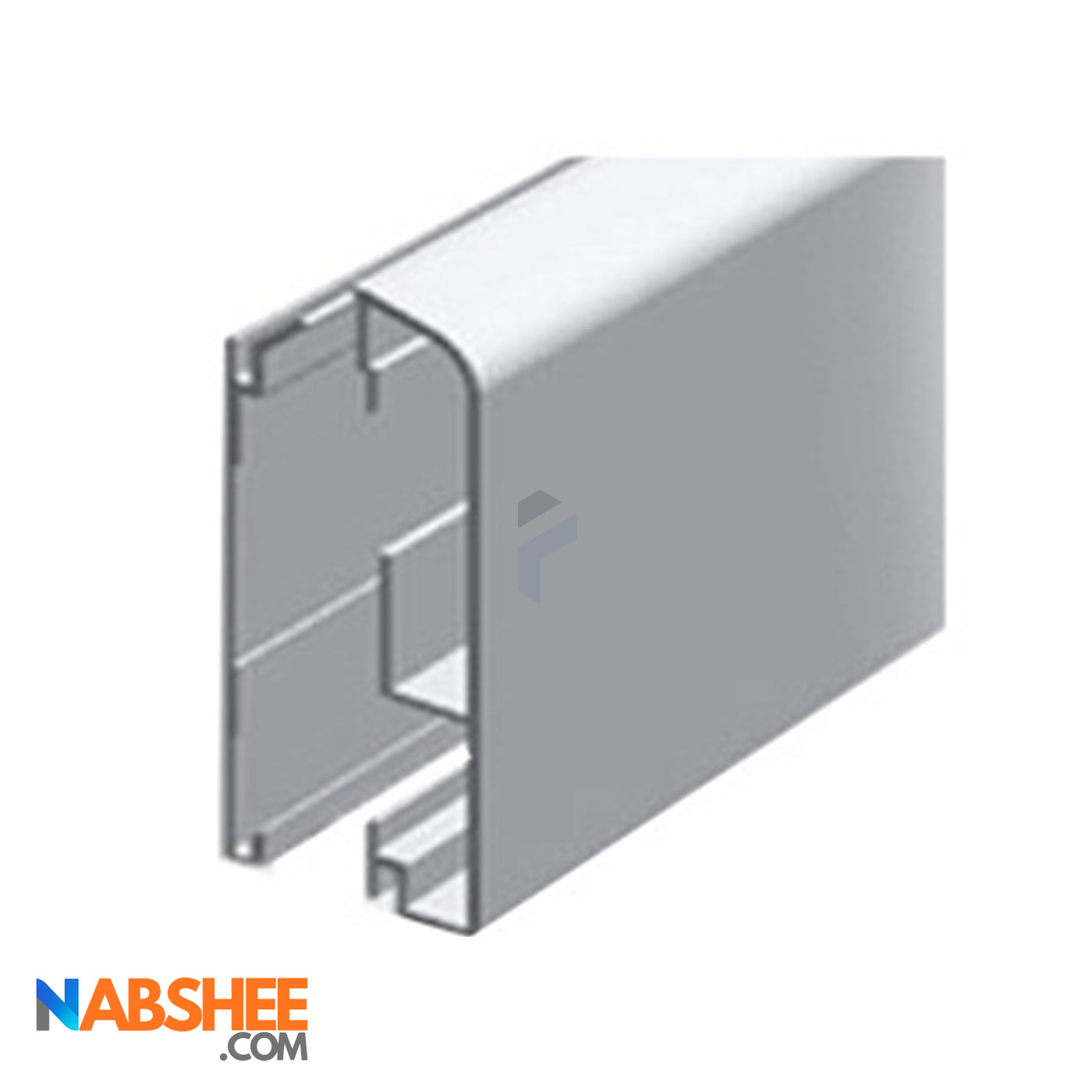 قرنیز آلومینیومی 8 سانتی بدون شیار LED کد A42 نقره ای