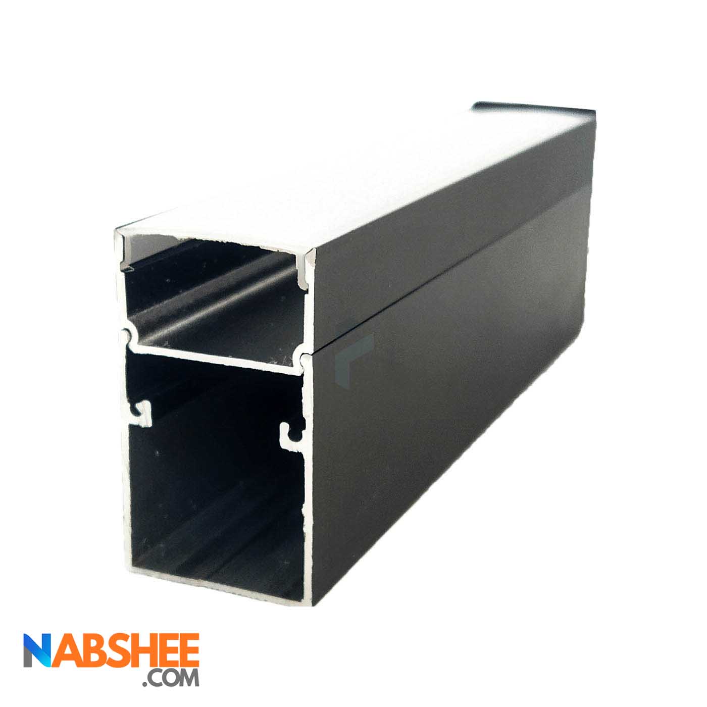 پروفیل نور خطی آلومینیومی دو تکه کد L35B مشکی + دیفیوزر رایگان