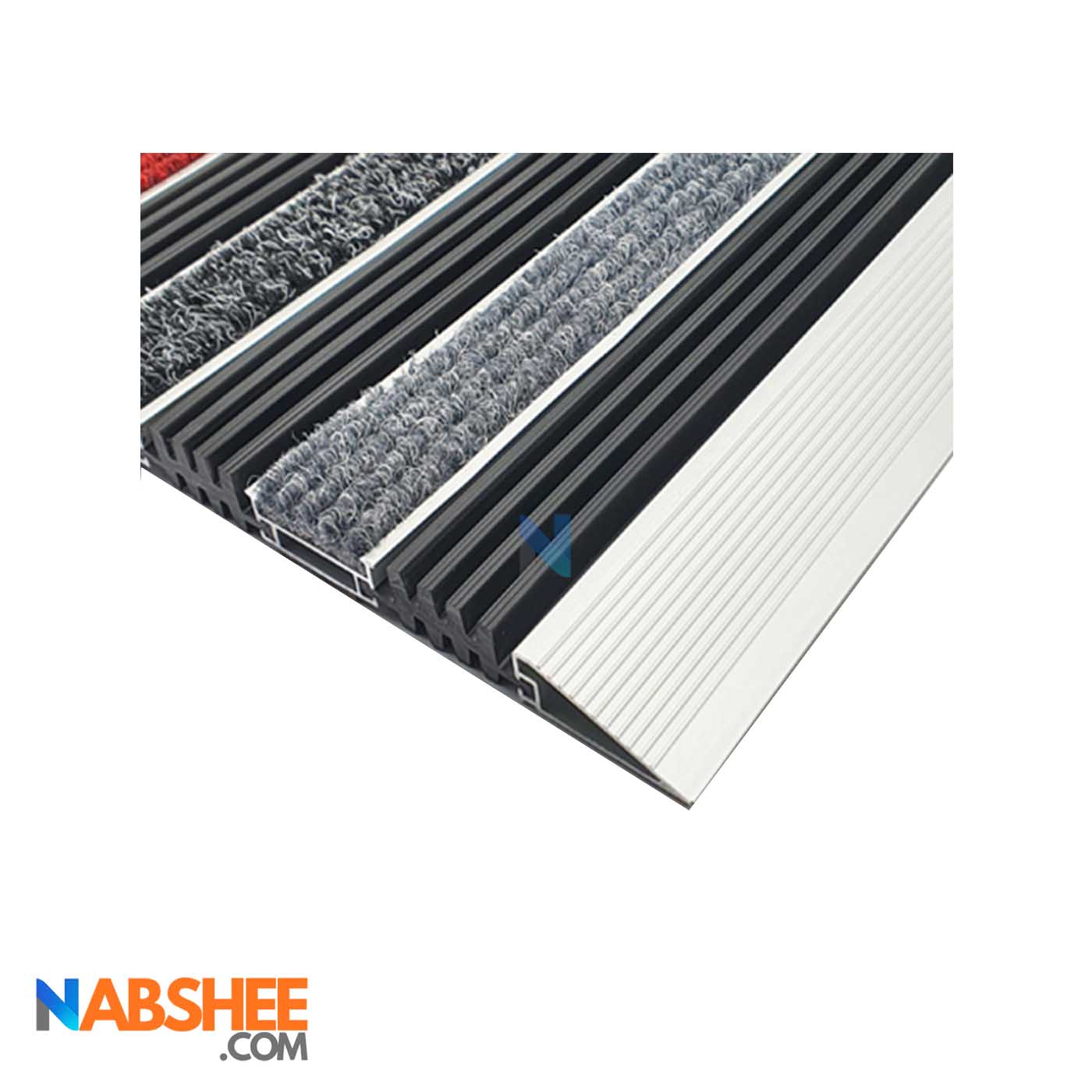 پادری آلومینیومی 1/8 سانتی کد N145 با رویه PVC و موکت