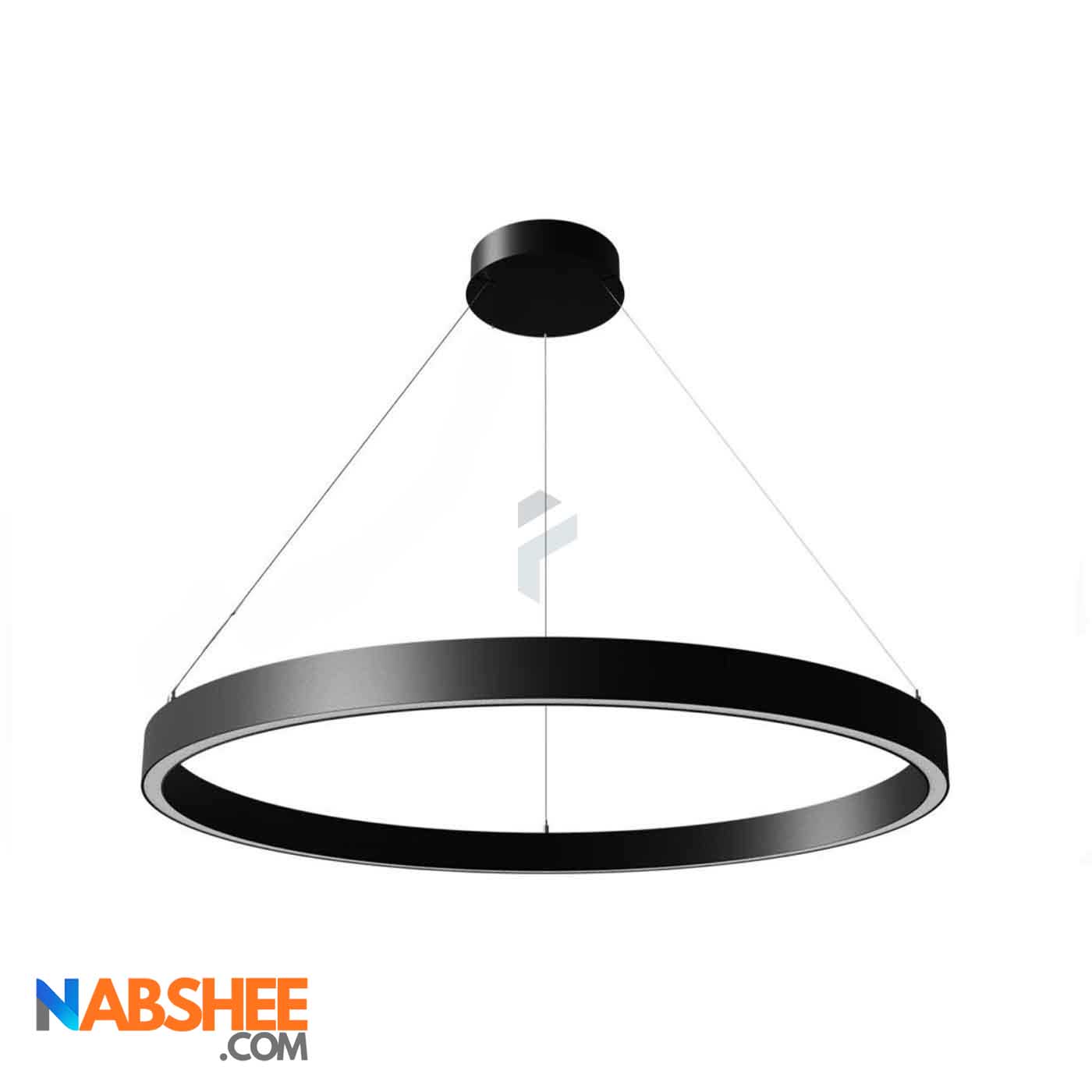 لوستر نور خطی دایره قطر 60 سانت کد LCR3050-60 (بدون نور)