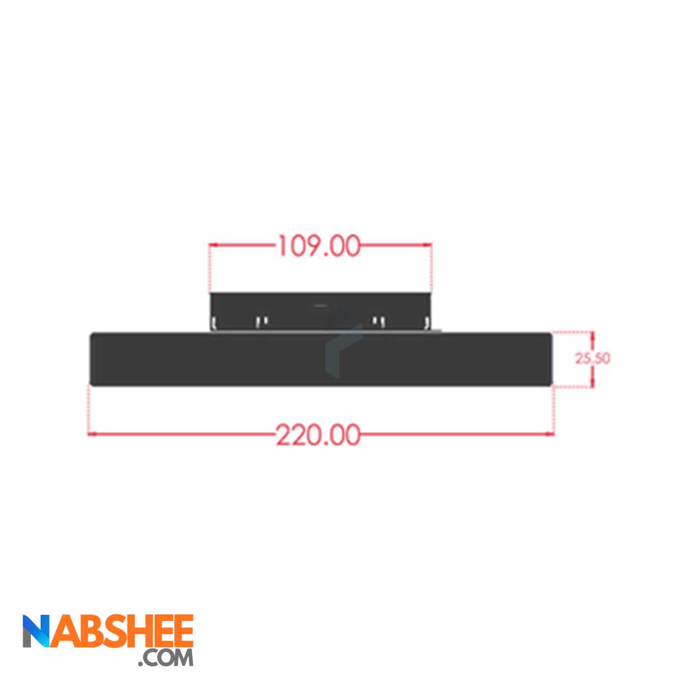 چراغ مگنتی لنزدار 12 وات کد MZ12-3000