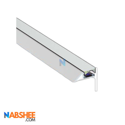 پروفیل نور خطی آلومینیومی دفنی پارکتی و کنج دیوار کد LParketW سفید